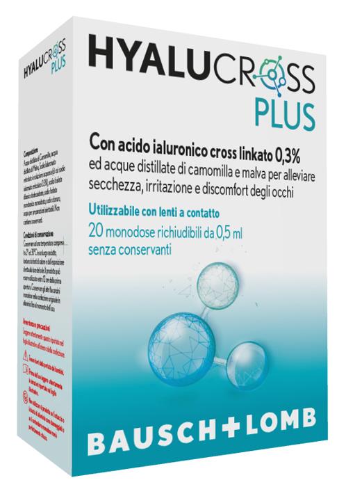 Hyalucross Plus Gocce Oculari Per Occhi 20 Flaconcini Monodose