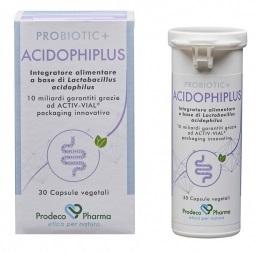 Probiotic+ Acidophilus Integratore di Fermenti Lattici 30 Capsule