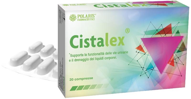 Polaris Cistalex Integratore Vie Urinarie e Drenaggio dei Liquidi 20 Compresse