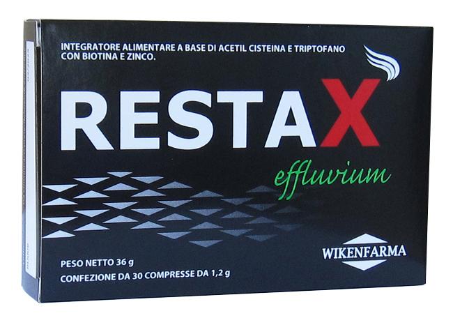 Restax Effluvium Integratore per Capelli Pelle e Unghie 30 compresse