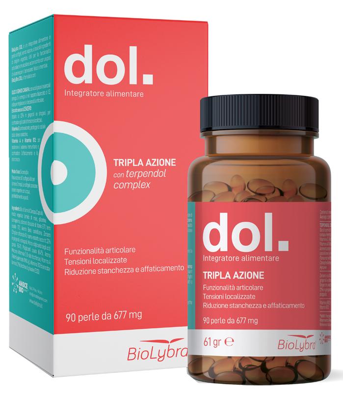 Biolybra Dol Integratore per i Dolori Articolari 90 Perle