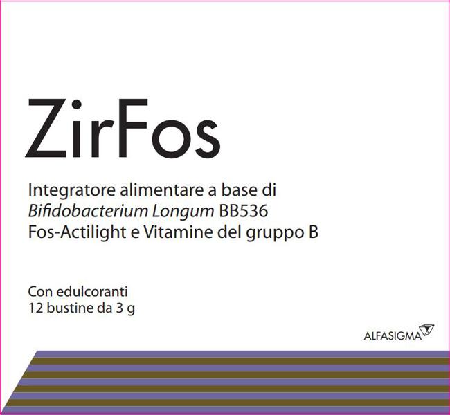 Zir Fos Integratore per Flora Intestinale 12 bustine