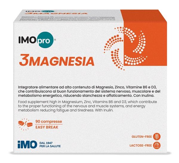 Imopro 3 Magnesia Integratore Digestivo 90 Compresse