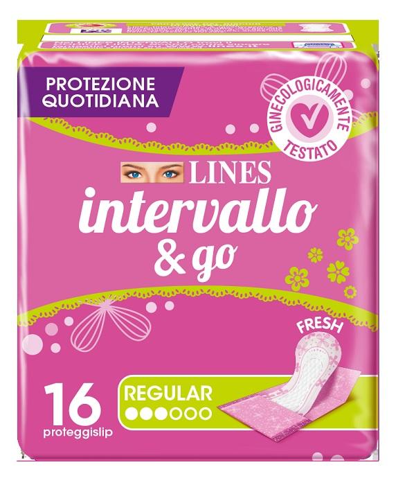 Lines Intervallo Freshgo Proteggislip Ripiegati 16 Pezzi