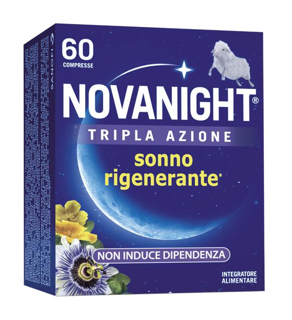 Novanight Integratore per il Sonno e il Riposo 30 + 30 Compresse