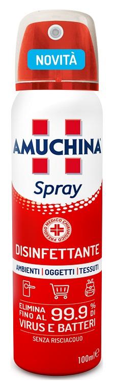 Amuchina Spray Disinfettante Ambienti Oggetti Tessuti 100 ml
