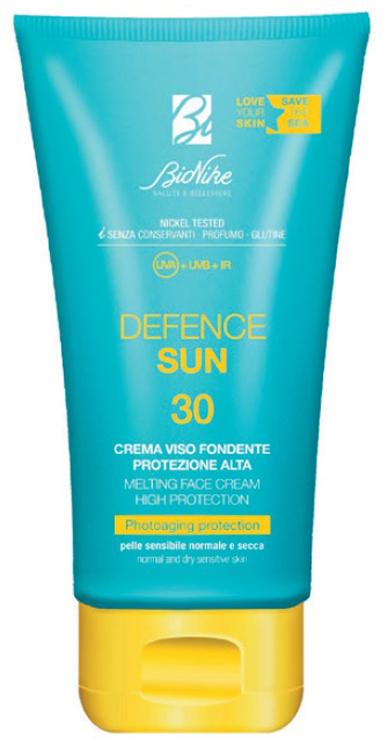 BioNike Defence Sun SPF30 Crema Viso Solare Fondente Protezione Alta 50 ml