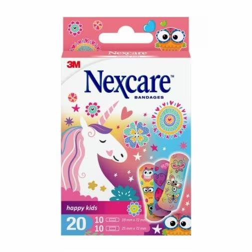 Nexcare Cerotti Happy Kids Magic con Disegni per Bambini