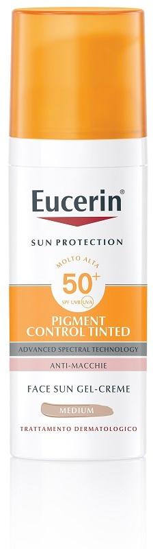 Eucerin Sun Fluido Pigment Control Protezione Antimacchia Colorato SPF50+ 50 ml