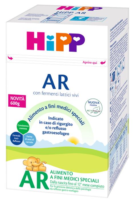 Hipp Latte AR con Metafolina per Neonati con Reflusso 600 g