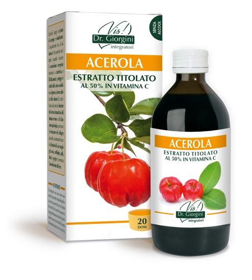 Acerola Estratto Titolo al 50% in Flacone da 200 ml