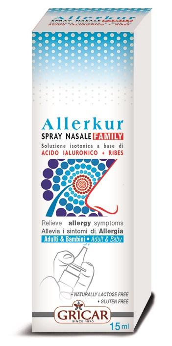 Allerkur Family Spray Nasale per Allergie 15 ml
