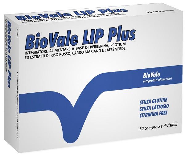 Biovale Lip Plus Integratore per il Colesterolo 30 Compresse
