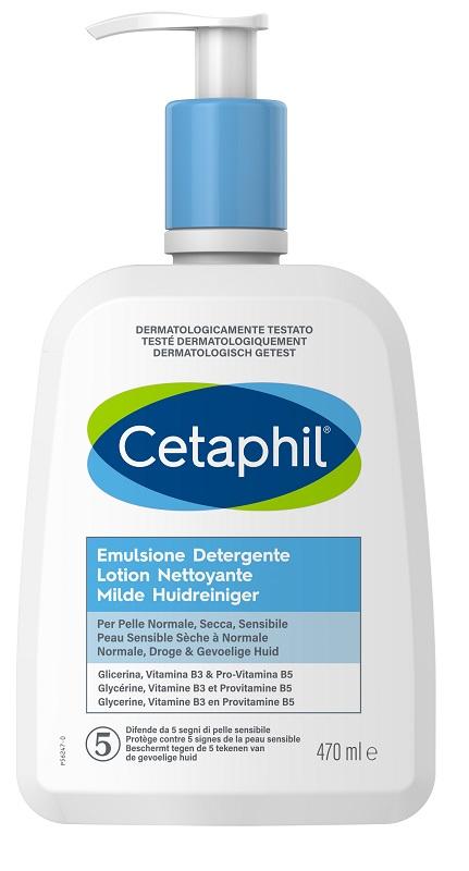 Cetaphil Emulsione Detergente Per Pelle Normale Secca E Sensibile 470 ml