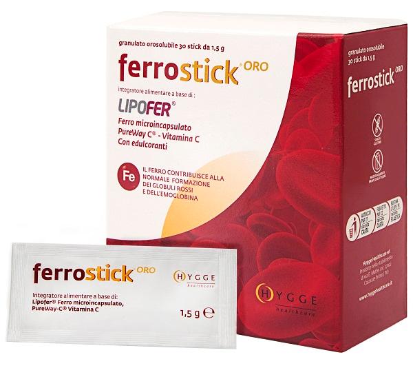 Ferrostick Integratore di Ferro per Prevenire Carenze 30 Stick