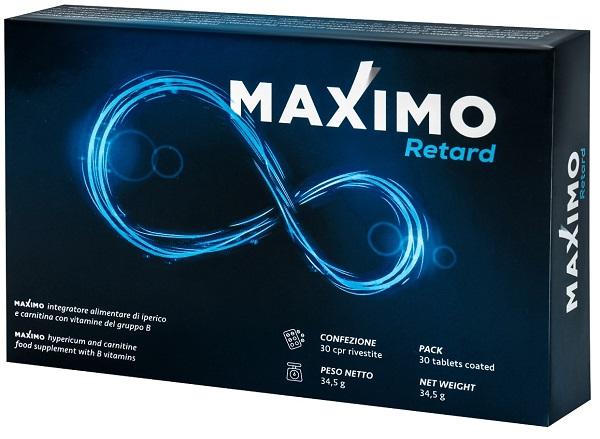 Maximo Retard Integratore di Iperico e Carnitina Per Il Rilassamento e il Beness
