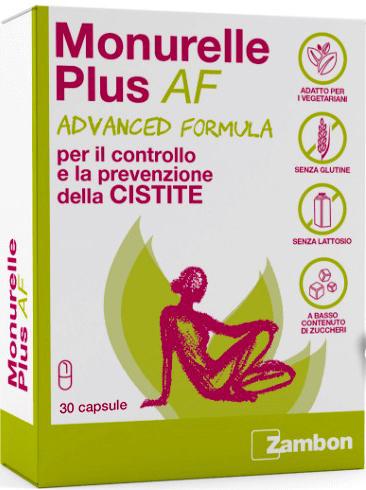 Monurelle Plus AF Integratore per le Vie Urinarie 30 capsule