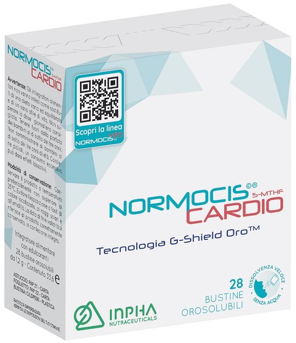 Normocis Cardio Integratore per Supporto Cardiovascolare 28 Bustine Orosolubili