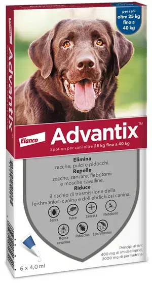 Advantix Spot-On per Cani (25-40kg) 6 Pipette