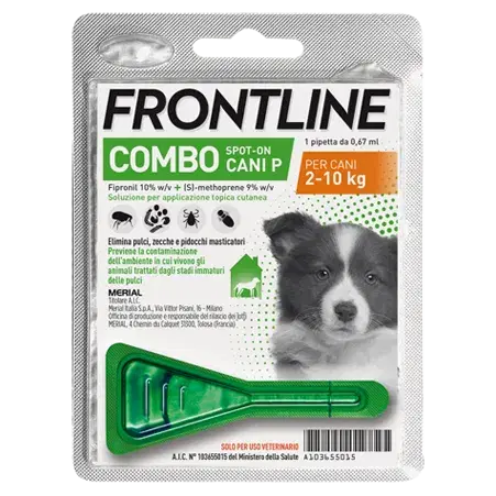 Frontline Combo Antiparassitario per Cani 2-10 kg 1 Pipetta