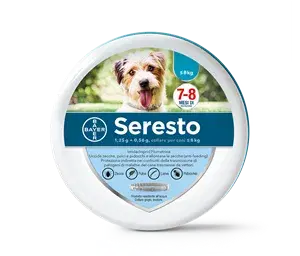 SereSto per Cani, Dosaggio 1,25 + 0,56 g per Protezione dai Parassiti
