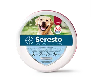 Seresto Collare Antiparassitario per Cani 4,50 + 2,03 G da 8 kg per Protezione Prolungata