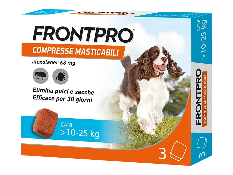 Frontpro 3 Compresse per la Gestione dei Sintomi Allergici nei Cani