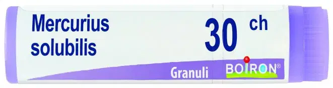 Boiron Mercurius Solubilis Globuli 30Ch Dose 1g