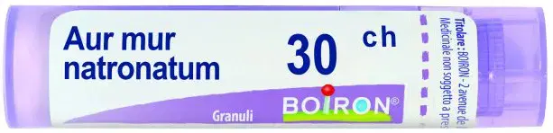 Aurum Muriaticum Natrum 30CH Granuli Omeopatici Boiron per Equilibrio Emotivo