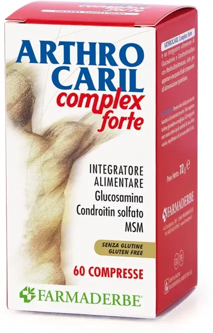 Farmaderbe Arthrocaril Complex Forte Integratore Articolare 60 Compresse