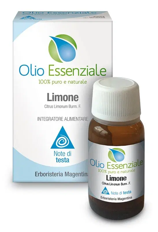 Erboristeria Magentina Olio Essenziale Limone Integratore Flaconcino 10 ml