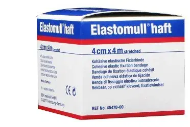 Elastomull Haft Benda Elastica Autoadesiva Compressione Forte 4x400 Cm