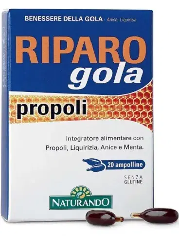 Riparo Gola Propoli 20 Capsule