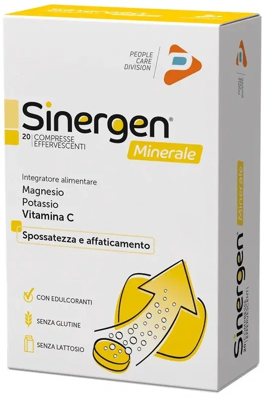 Sinergen Minerale Ara Integratore Magnesio Potassio 20 Compresse Effervescenti