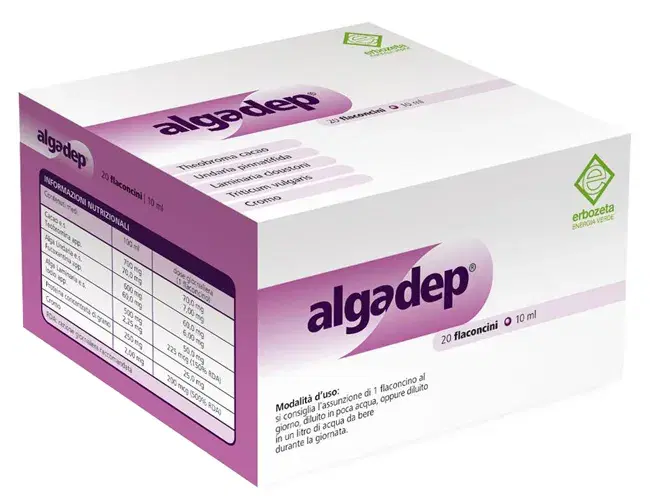 Algadep Integratore Dimagrante 20 Flaconcini 10 ml