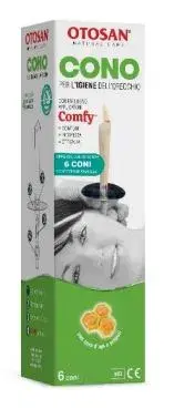Otosan Cono Per L'Igiene Dell'Orecchio 6 Pezzi