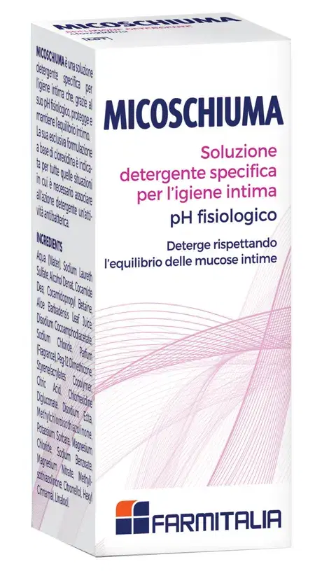 Micoschiuma Soluzione Detergente Igiene Intima pH Fisiologico 80 ml