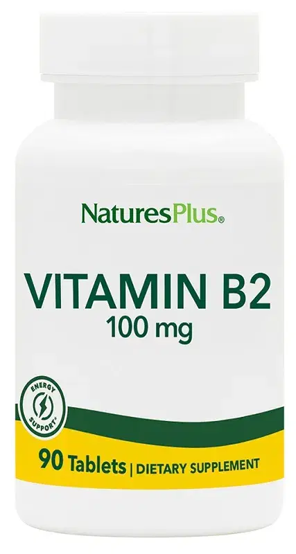 Nature's Plus Vitamina B2 Riboflavina Integratore 90 Tavolette