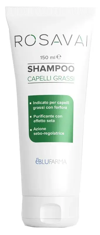 Rosavai Shampoo Capelli Grassi e Forfora 150 ml