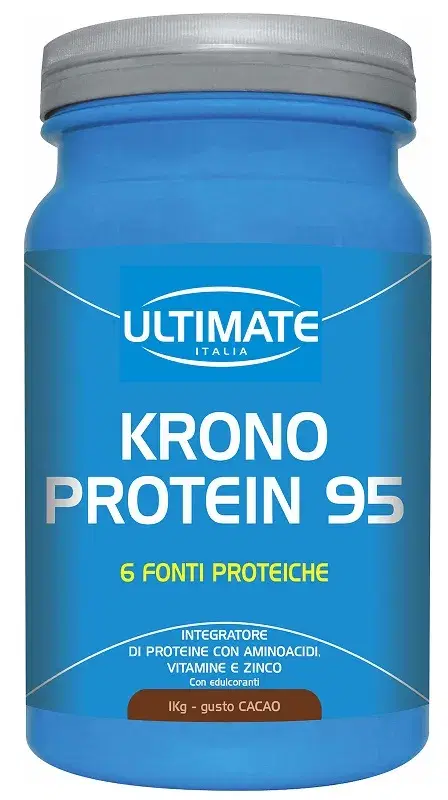Ultimate Krono Protein 95 Integratore Alimentare Gusto Cacao 1kg