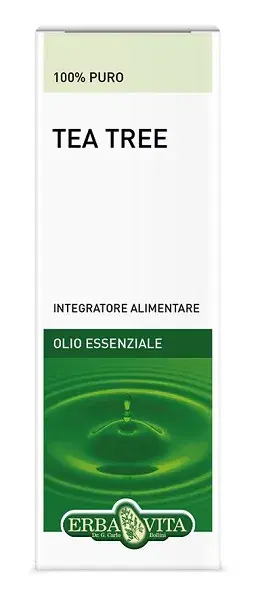 Erba Vita Olio Essenziale Tea Tree Integratore Benessere Vie Respiratorie 10 ml