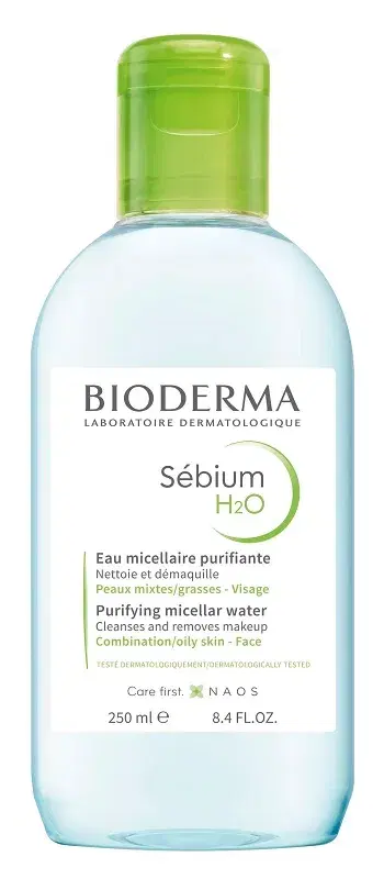 Bioderma Sebium H2O Acqua Micellare Detergente Viso per Pelli Grasse 250 ml