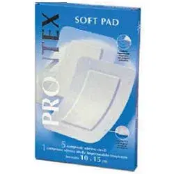Safety Prontex Soft Pad Garze 10x15 cm 5 Pezzi