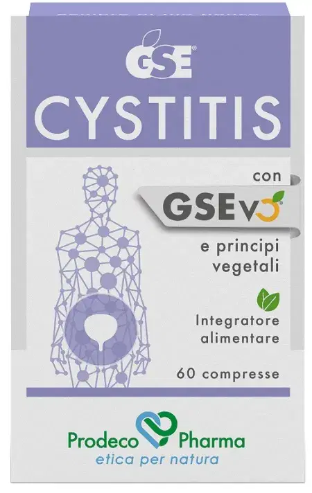 Gse Cystitis Integratore per l'Equilibrio dell'Apparato Urinario 60 compresse