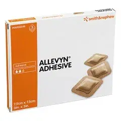 Allevyn Medicazione Adesiva 7,5x7,5 cm per Ferite Confezione da 3 pezzi
