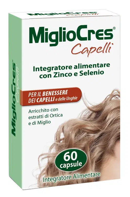 MiglioCres Linea Capelli Splendenti MiglioCres Capelli Anti-Caduta 60 Capsule