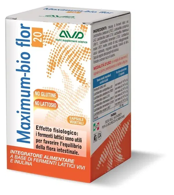 Maximum Bio Flor 20 Integratore Alimentare 40 Capsule
