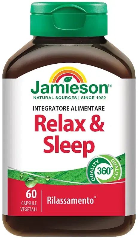 Jamieson Relax & Sleep 60 Capsule Vegetali