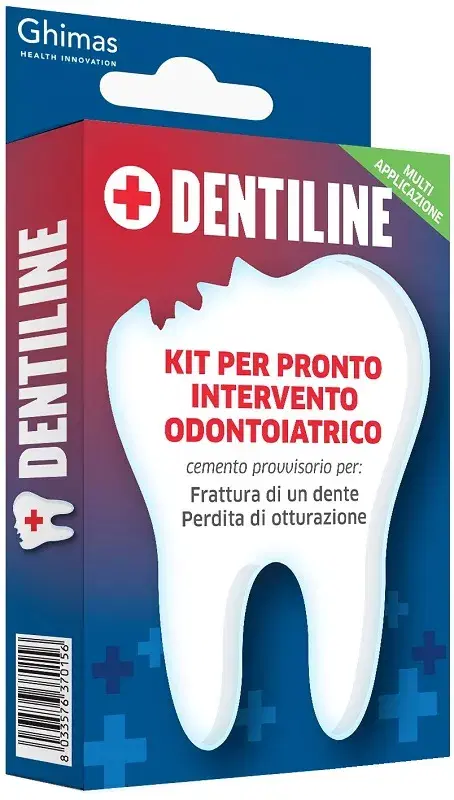 Ghimas Dentiline Pasta 2 G + Liquido 1 G per Otturazione di Cavità Dentarie