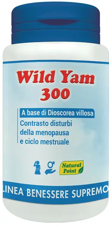 Natural Point Wild Yam 300 Integratore 50 Capsule